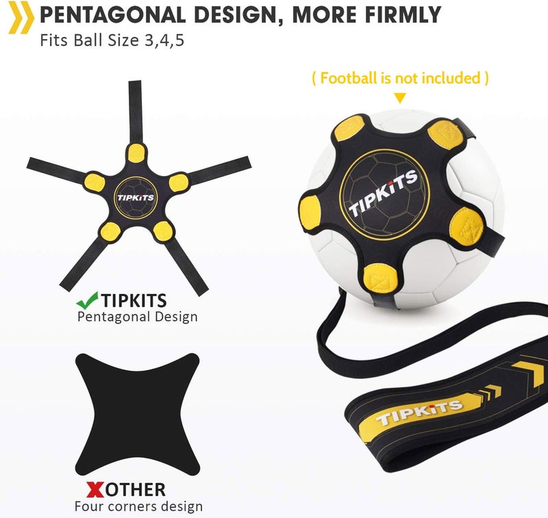 TIPKITS Soccer Training Equipment for kids Adults, Solo Soccer Trainer Belt, with Upgraded Leather Fixation - Image 4